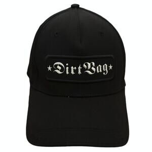 DIRTBAG Clothing Wear It 'Til It Stinks baseball cap black Flex Fit hat OS NEW